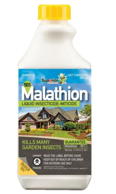 SUPERIOR CONTROL PRODUCTS Concentrated 50% Malathion Insecticide - 500 ml