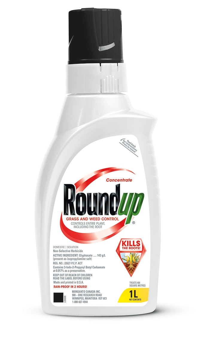 RoundUp® Concentrated Grass & Weed Control, 1-L