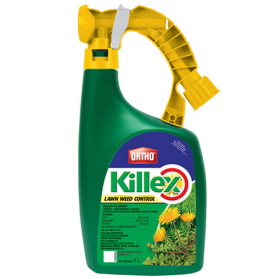 ATTACH AND SPRAY KILLEX LAWN WEED CONTROL